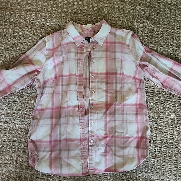 Talbots Women's Pink Plaid Button Down Shirt NWOT - Picture 1 of 11